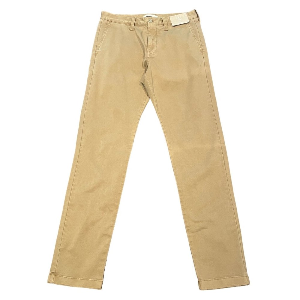 NWT Madewell Men's Sz 31x32 Slim Chino Pants COOLMAX Tan Khaki